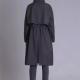 hooded stylish trench coat women